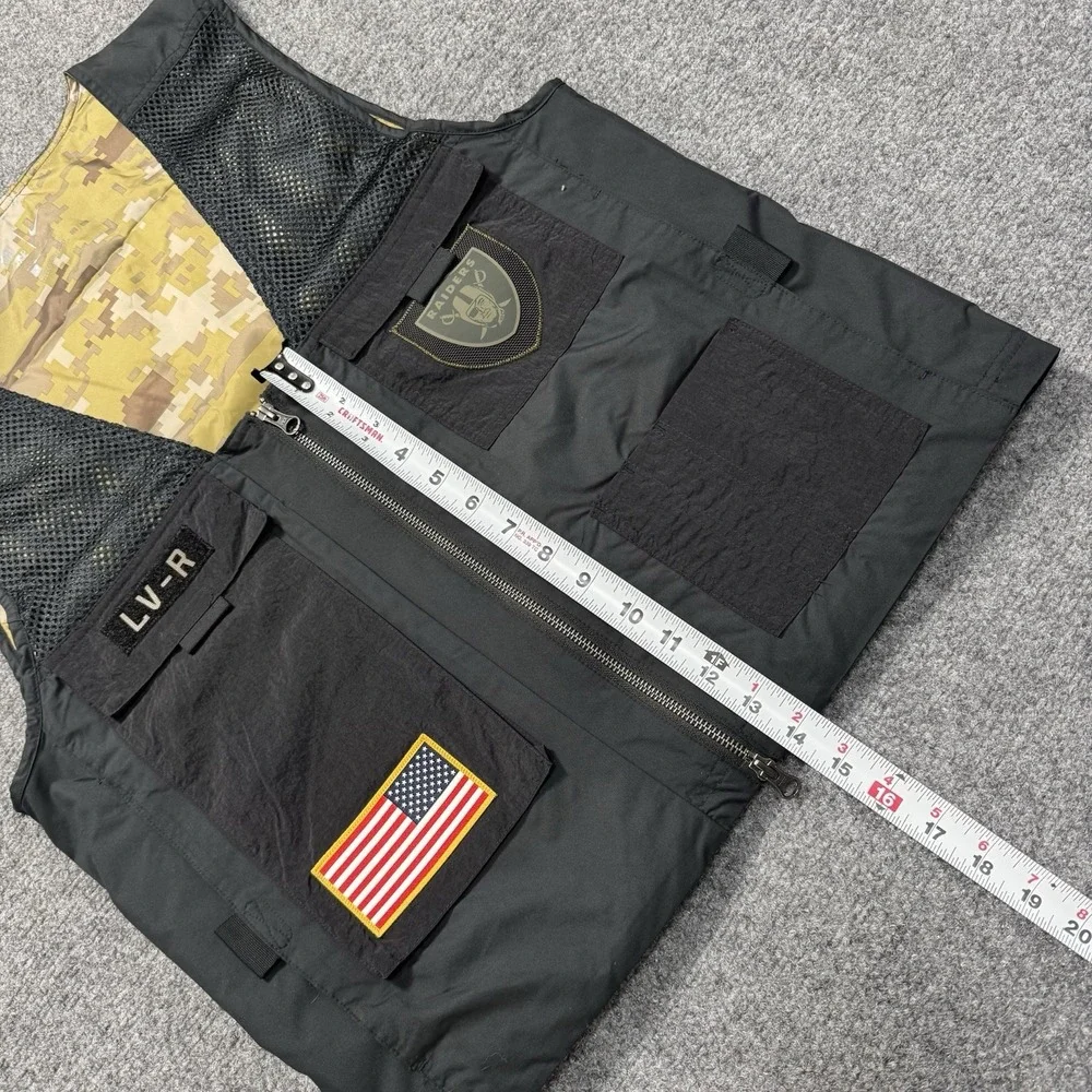 Nike Las Vegas Raiders On Field Salute to Service Utility Vest Size Small Camo A - Picture 11 of 11